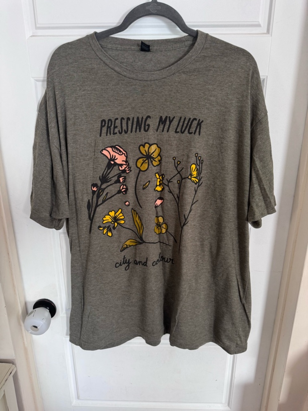 Tultex Olive Green Solid Crewneck Tee